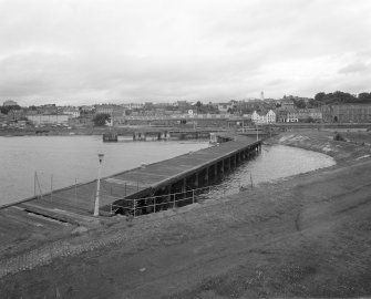 Kirkcaldy Harbour
General view from east looking over outer harbour, with wooden pier in foreground