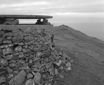 General view from E including shorebuilt observation post.