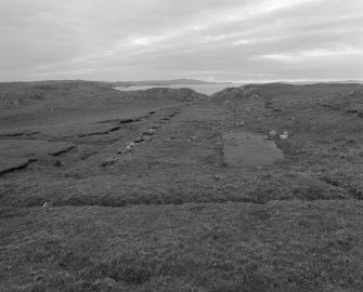 View of foundations of crew camp from E.