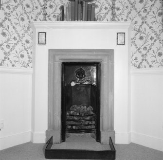 Interior.
Detail of fireplace in bedroom 1.