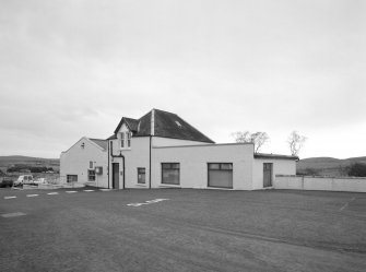 View of distillery office from S.