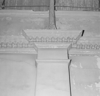 Edinburgh, Granton Gasworks, Meter House, interior Detail of typical pilaster and cornice. This detail is similar to the Pumping Station