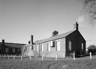 View from East of extension wing at front elevation of officers' mess at Donibristle airfield.