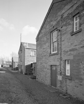 Donibristle airfield, view from West of rear elevation of officers' mess