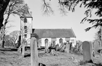 General view of Polwarth Church and burial ground