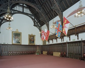Interior. Town-house, first floor, Town and County hall, view from South East.
