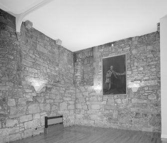 Detail of Northwest corner of Laigh Hall