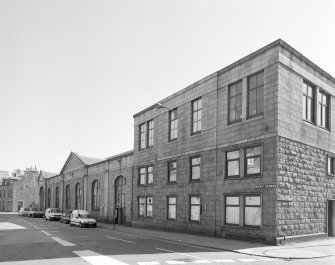 Aberdeen, Millburn Street, Crown Street, Corporation Electricity Works
General view from  south west of west side of works (fronting onto Crown Street)