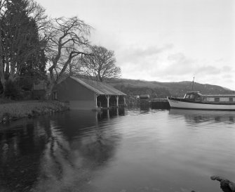 View of boat house from South East