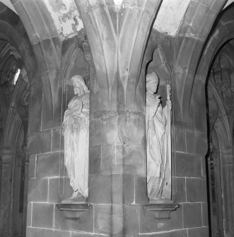 Detail of cloister statuary