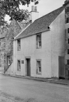 General view of electricity sub-station, High Street, Falkland