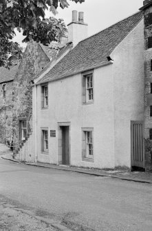 General view of electricity sub-station, High Street, Falkland