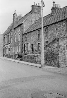 View from west of Cameron House and adjacent properties, High Street, Falkland