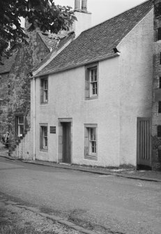 General view of electricity sub-station, High Street, Falkland