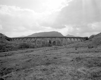 Glenfinnan Railway Viaduct over River Finnan
General view from N of N side of viaduct