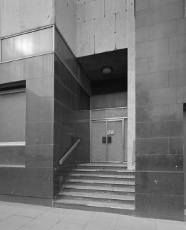 Entrance to N, detail