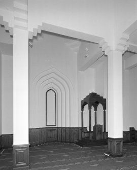 Interior. Side chapel. View of mihrab