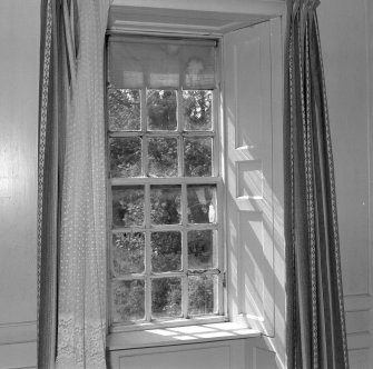 Interior. First floor drawing room detail of window