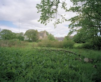 View from South looking towards the house