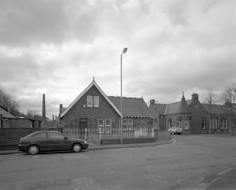 General view from NE showing St. Mary's Lodge  in foreground, and St Mary's Mill in the background.