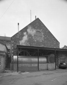 Peebles, March Street, March Street Mills
View from east of north-east gable of former boilerhouse