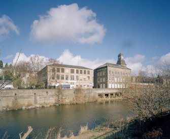 Hawick, Commercial Road, Wilton Mill
eneral view from south, with River Teviot in foreground