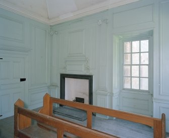 Interior.
View from NE of NW room of Hopetoun Loft.
