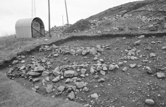 Area 6  The rampart and entrance on area 6 after the extension and first major clean, from ground level.