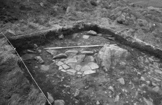 Eoin's hearth, from NW