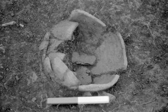 Excavation photograph : area II - pot l52, looking east-southeast.