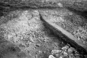 Excavation photograph : area II - overall view, looking east.