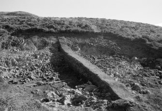 Excavation photograph : area II - overall view, looking east.