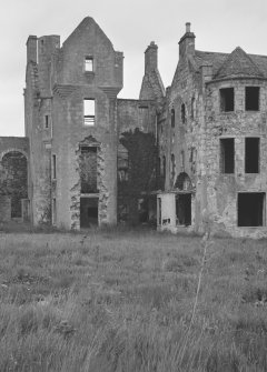 View of Rothiemay Castle from west