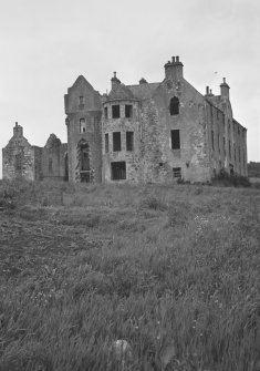 View Rothiemay Castle from south west