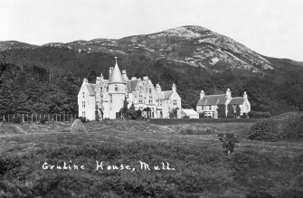 Mull, Gruline House.
General view.
Insc: 'Gruline House, Mull'.