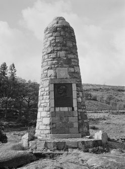 General view of monument to Euan MacColl, Kenmore
