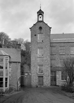 Detail of west bays of main building, Bongate Mill, Jedburgh from south