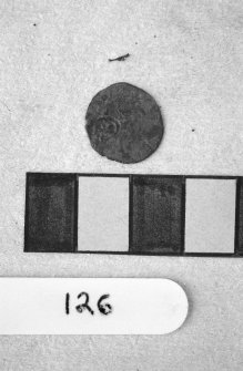 Jedburgh Abbey excavation archive
Frame 22: Coin from 126.
