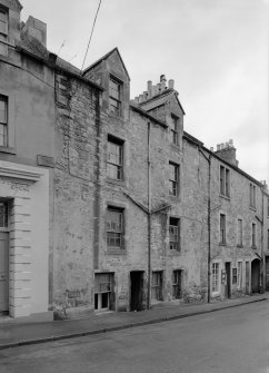 View of 18 Canongate, Jedburgh, from south west.