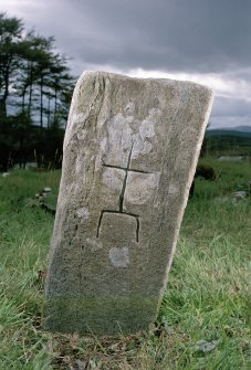 Early Christian headstone from burial ground on Eilean Fhianain.