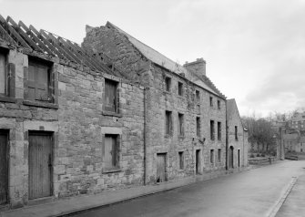 View of 36 Canongate, Jedburgh, from south west.