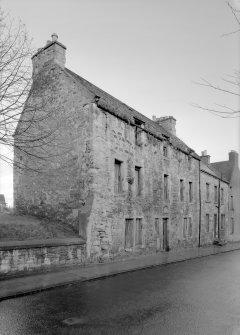 View of 40 and 42 Canongate, Jedburgh, from south west.
