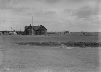 General view Bogside clubhouse and golf course, Irvine