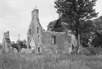 View from garden of the remains of Manor House, Kirkland, Methil.