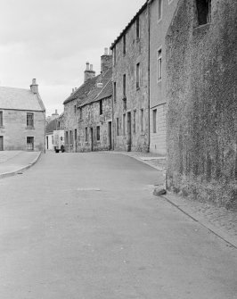 General view of Brunton Street looking south east from High Street, Falkland.