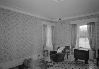 Interior view of drawing room, Auchanachie Castle.