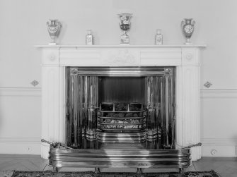 Interior.
Drawing room, detail of chimneypiece.