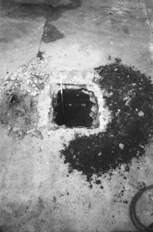 Excavation photograph : detail of trench B.