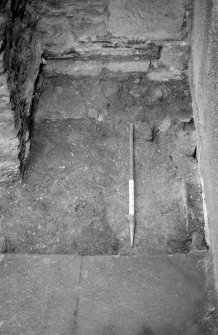 Excavation photograph : record shot of A, looking east.