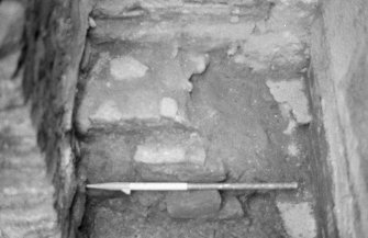 Excavation photograph : record shot of A, looking east.